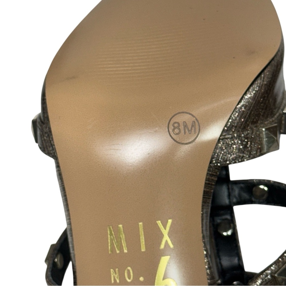 Mix No. 6 Liraven Studded Bronze Metallic Pump Size 8 - Picture 8 of 10